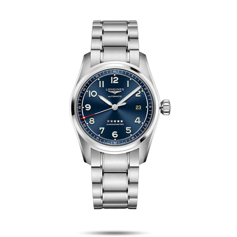商品Longines|现货 LONGINES浪琴 浪琴先行者系列男士自动机械腕表套装蓝盘 40毫米,价格¥14357,第3张图片详细描述
