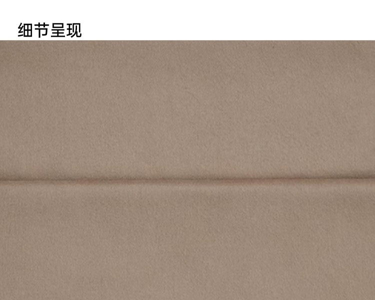 商品Hermes|HERMES爱马仕 时尚纯色刺绣 绒线围巾 男女同款棕色 H393700T27,价格¥4009,第3张图片详细描述