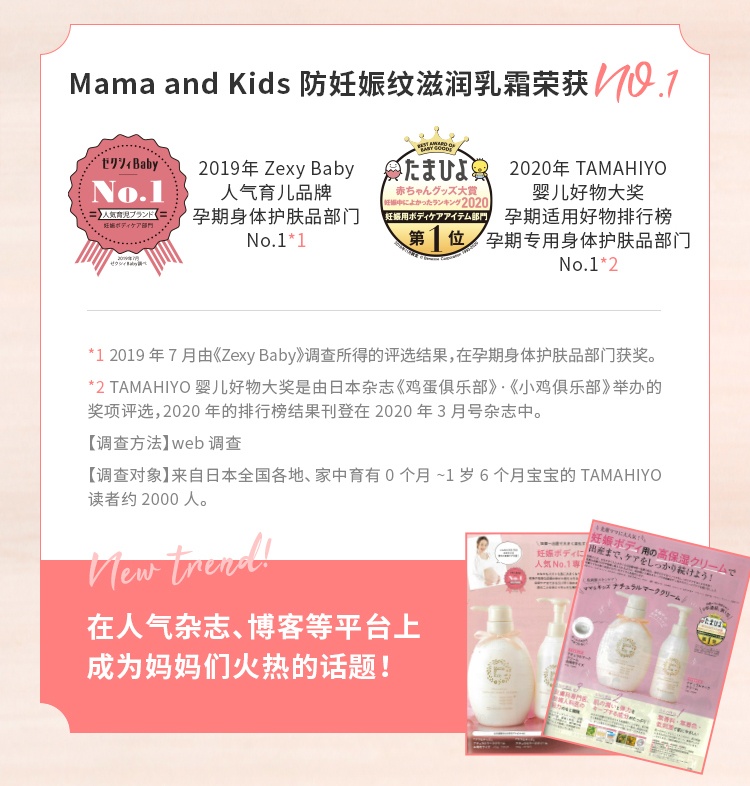 商品[国内直发] mama&kids|【温和无添加】Mama&Kids 孕妇孕身纹护理乳液 470克/瓶 人气爆款！大瓶装,价格¥292,第4张图片详细描述