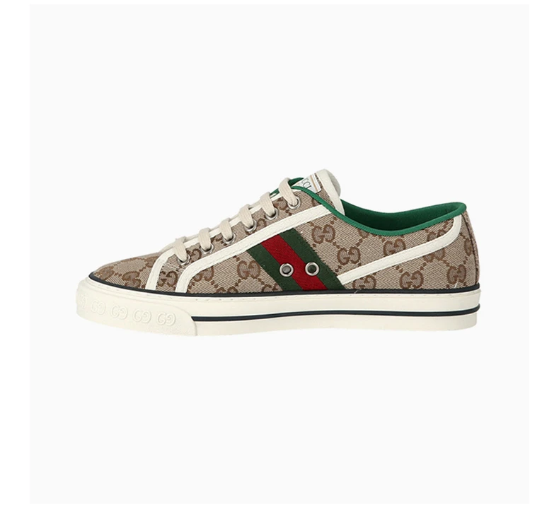 商品[国内直发] Gucci|GUCCI 拼色女士板鞋 606110-HVK20-9766,价格¥3997,第6张图片详细描述