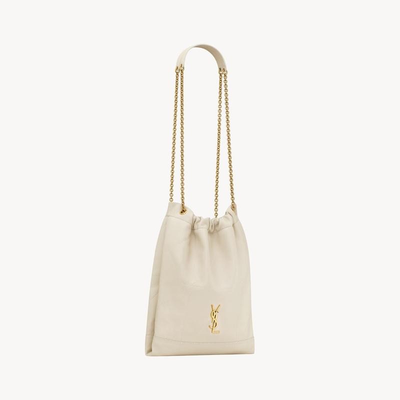 商品Yves Saint Laurent|圣罗兰 JAMIE系列女士黑色棉布单肩包 781666AAB321000（四色可选）,价格¥19942,第20张图片详细描述