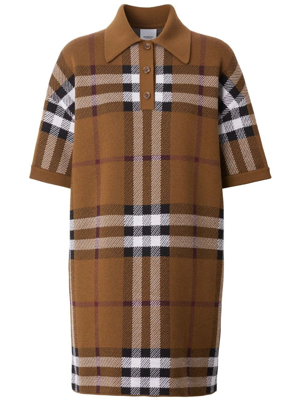 商品[国内直发] Burberry|BURBERRY 棕色女士连衣裙 8063217,价格¥8696,第1张图片详细描述