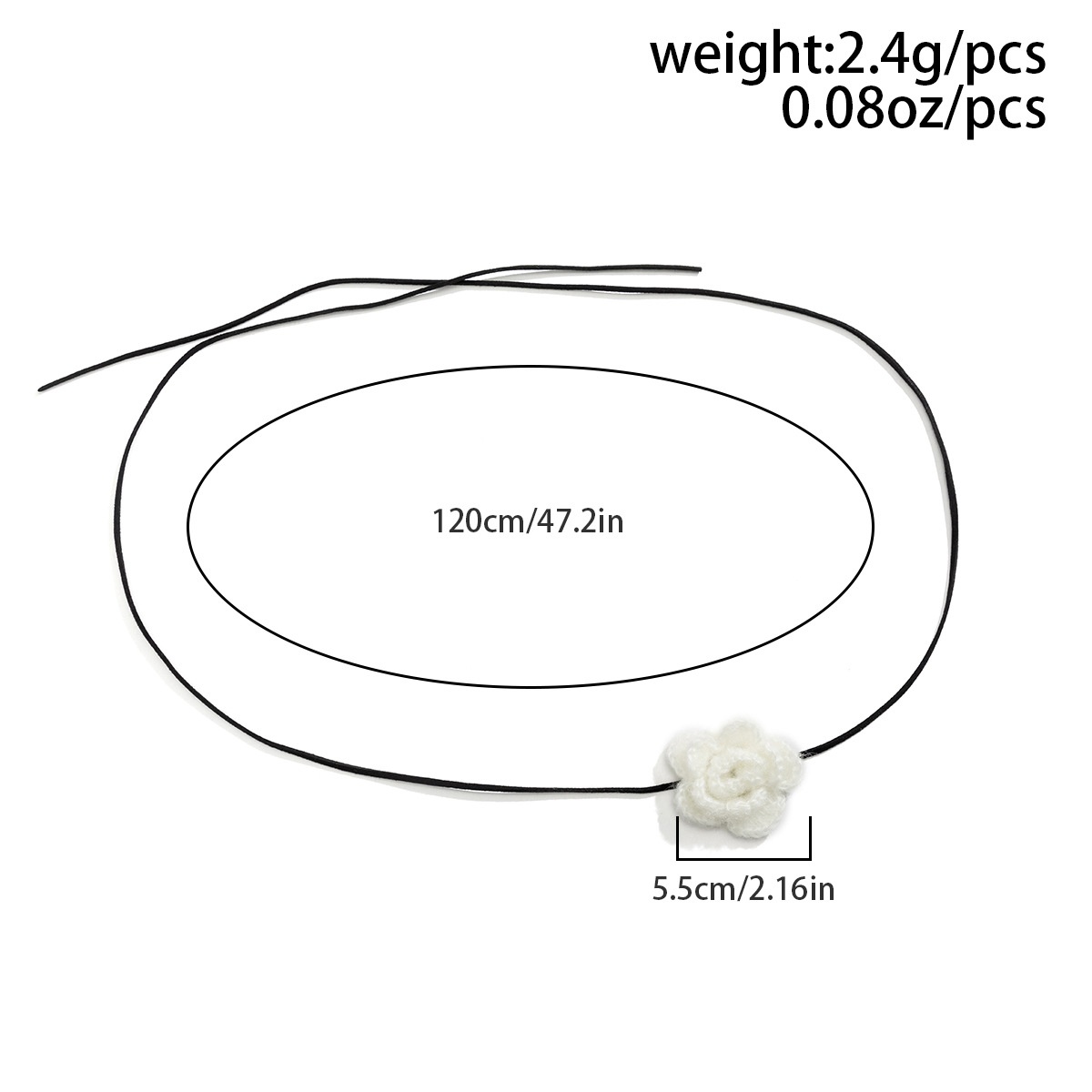 商品[国内直发] GLENVINTEN|欧美跨境天鹅绒花朵项圈 rose choker植物大红花女士颈链,价格¥30,第22张图片详细描述