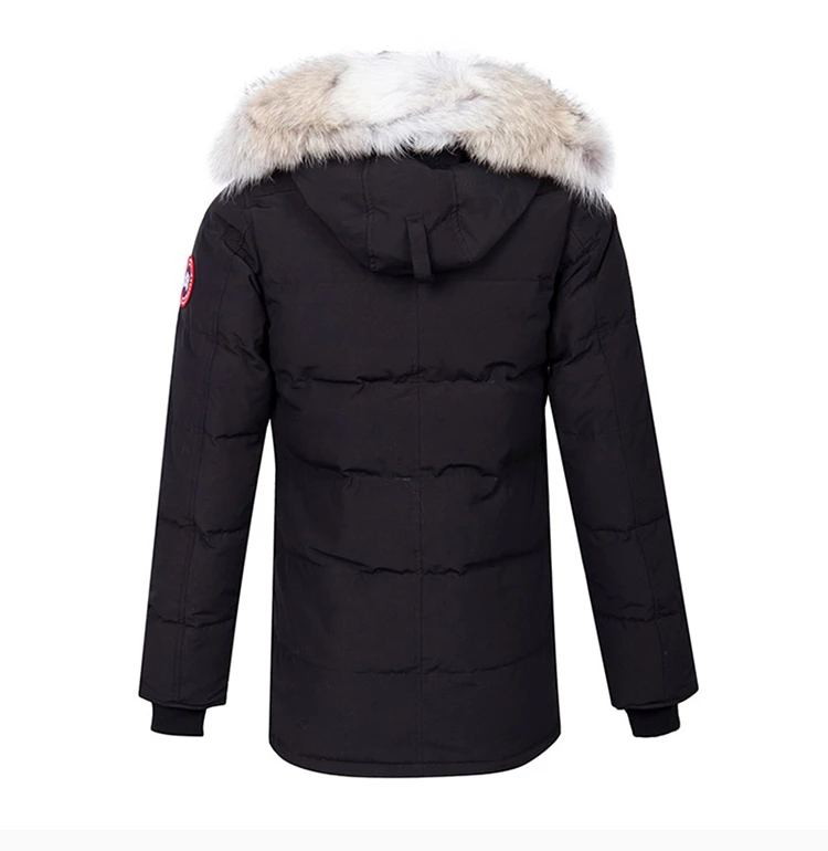 商品[国内直发] Canada Goose|Canada Goose 加拿大鹅 男士连帽拉链羽绒服 3805M-BLACK,价格¥9573,第27张图片详细描述
