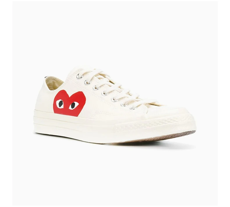 商品Comme des Garcons|COMME DES GARCONS PLAY 男士帆布鞋 P1K111-2,价格¥1026,第3张图片详细描述