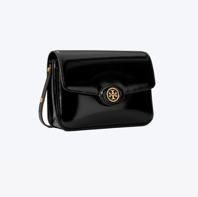 商品Tory Burch|汤丽伯奇TB女士ROBINSON 漆皮两用肩背斜挎包（香港仓发货）,价格¥2710,第4张图片详细描述