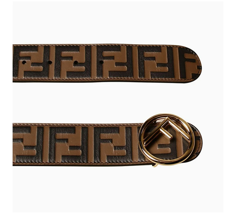 商品Fendi|FENDI  女士拼色皮革腰带 8C0585-AAFM-F13VK,价格¥3182,第4张图片详细描述