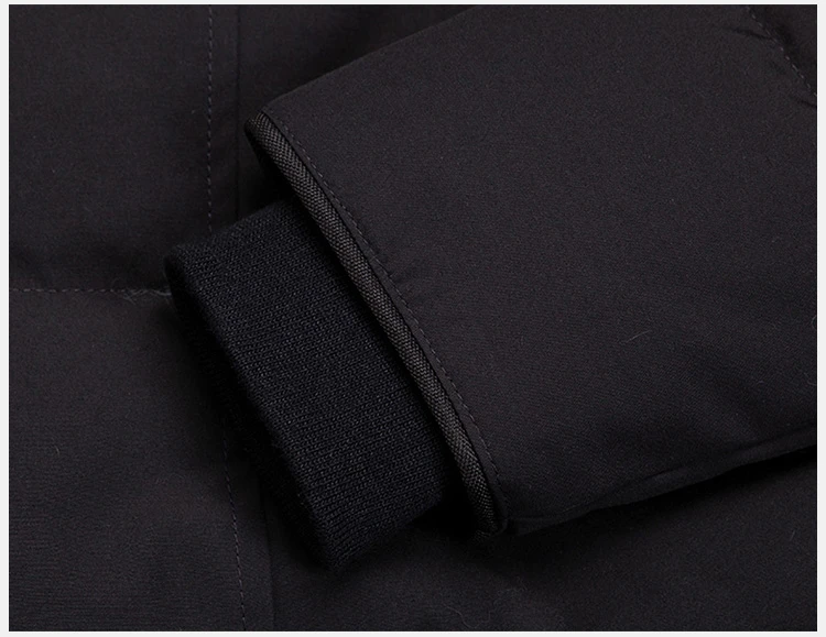 商品[国内直发] Canada Goose|Canada Goose 加拿大鹅 男士连帽拉链羽绒服 3805M-BLACK,价格¥9573,第20张图片详细描述
