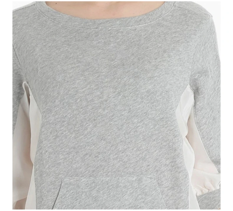 商品Emporio Armani|EMPORIO ARMANI 灰色女士卫衣/帽衫 3Z2M79-2JPXZ-0616,价格¥829,第7张图片详细描述