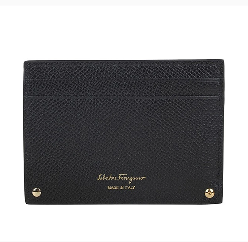 商品Salvatore Ferragamo|Salvatore Ferragamo 菲拉格慕 女士黑色时尚卡包 22-C505-674158,价格¥986,第6张图片详细描述