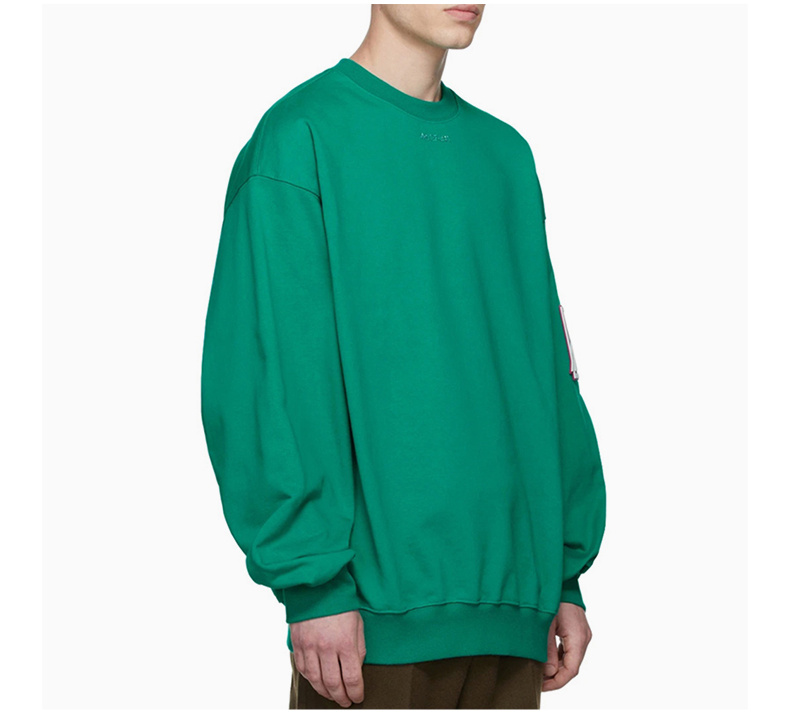 商品We11done|WE11DONE 男女同款绿色圆领卫衣 WD-TS3-21-526-U-GR,价格¥1730,第6张图片详细描述