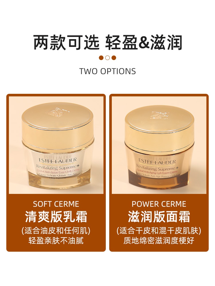 商品Estée Lauder|雅诗兰黛多效智妍面霜精华霜清爽滋润型补水保湿淡化细纹霜,价格¥140,第2张图片详细描述