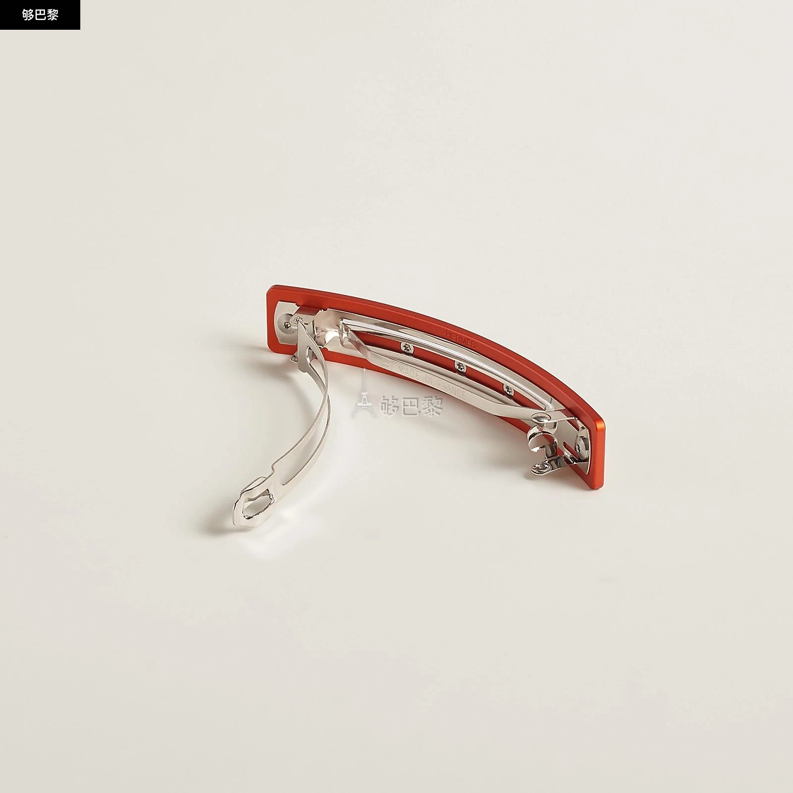 商品Hermes|【预售】 爱马仕 24秋冬 女士 发夹 Barrette Caprice H211011G 05,价格¥5737,第4张图片详细描述