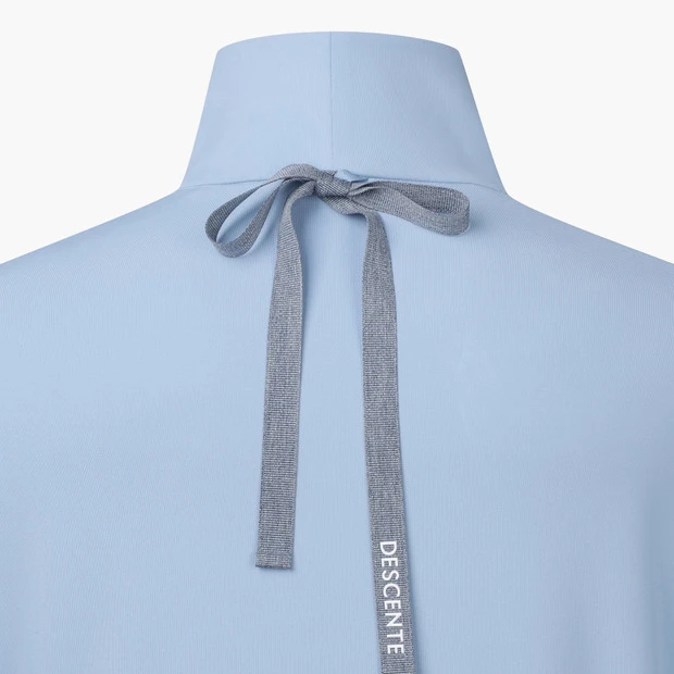 商品【预售商品15天发货】 DESCENTE|GOLF女性高领半拉链长袖T恤适合层搭 DP12WFTL24-LBLG,价格¥1025,第20张图片详细描述