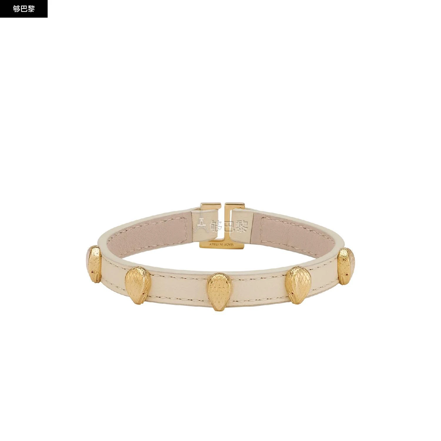 商品BVLGARI|包邮包税【预售7天发货】 BVLGARI宝格丽 23秋冬 女士 手链 SERPENTI FOREVER BRACELET EN CUIR 292351,价格¥3463,第3张图片详细描述