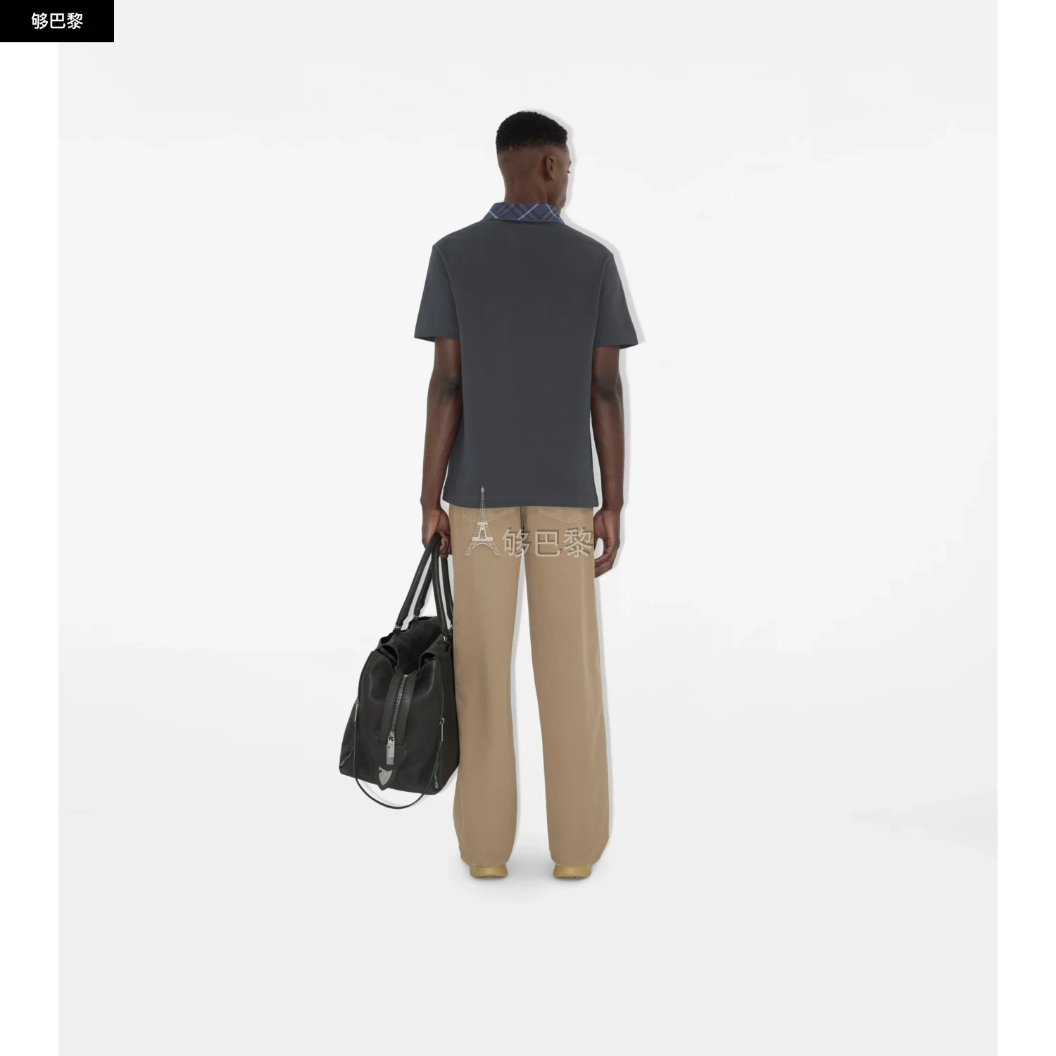 商品Burberry|【预售】 巴宝莉 24秋冬 男士 短袖Polo 棉质 Polo 衫 81058481,价格¥4454,第6张图片详细描述