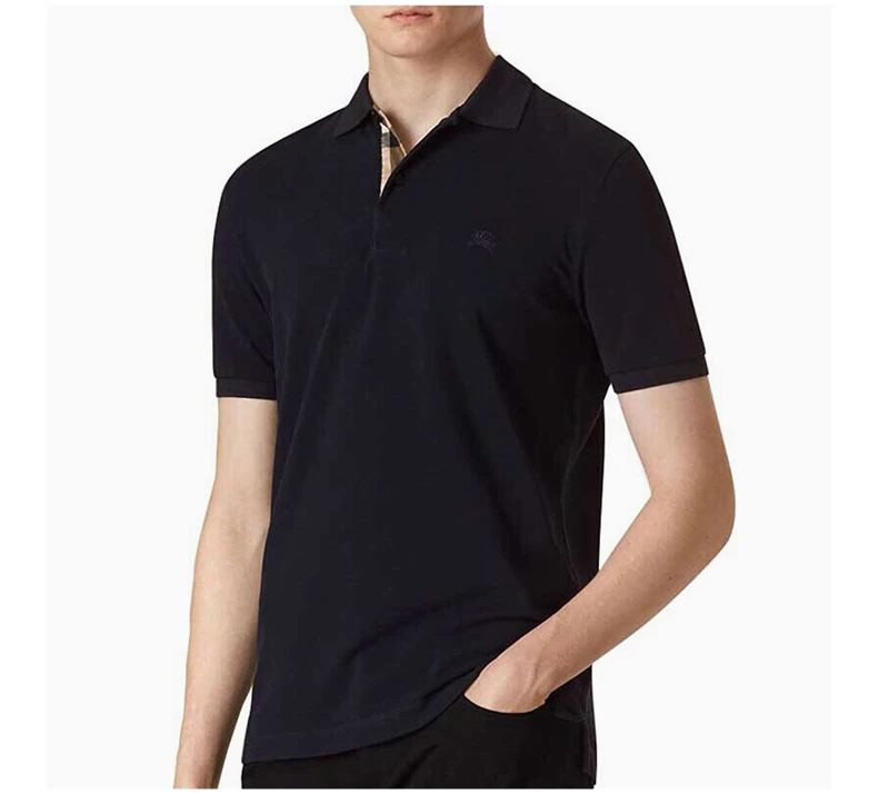 商品Burberry|Burberry OUTLETS	 男士黑色POLO衫 8004581,价格¥1468,第6张图片详细描述