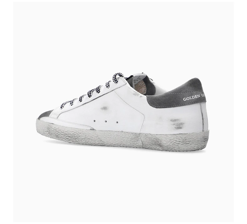 商品[国内直发] Golden Goose|GOLDEN GOOSE DELUXE BRAND 白色男士运动鞋 GMF00101-F002045-10772,价格¥3606,第6张图片详细描述