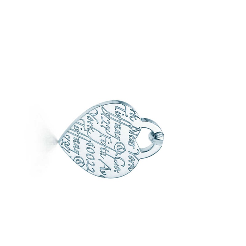 商品[国内直发] Tiffany & Co.|蒂芙尼心形蒂芙尼刻字吊坠,价格¥2628,第1张图片详细描述