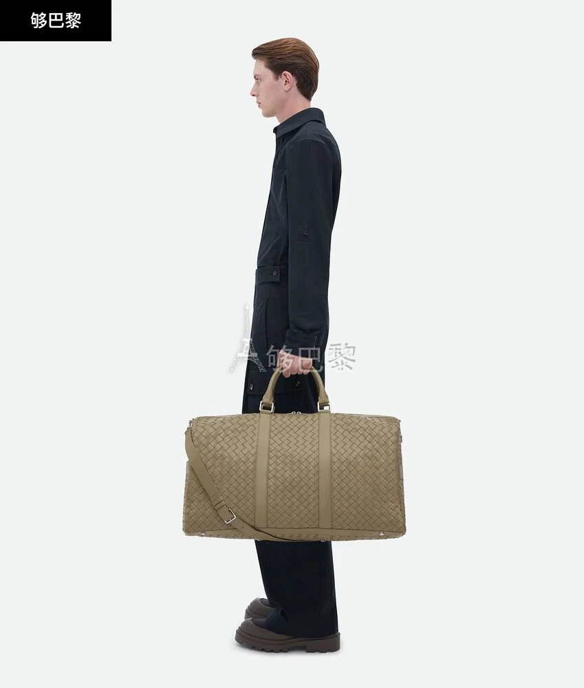 商品Bottega Veneta|【预售】 BV葆蝶家 24秋冬 男士 旅行包 sac de voyage classic intrecciato grand format 650061V2E411511,价格¥40199,第4张图片详细描述