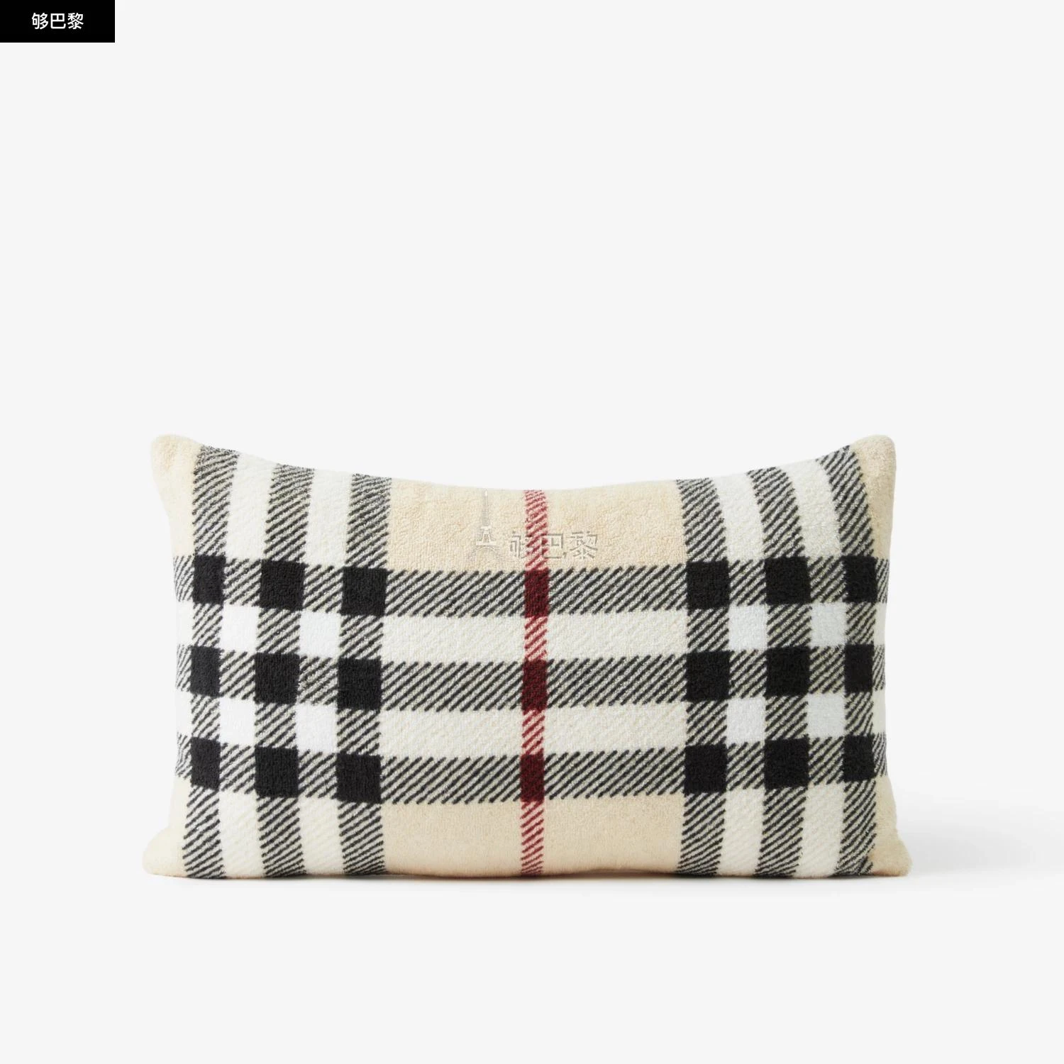 商品Burberry|包邮包税【预售7天发货】 BURBERRY 24春夏 女士 家居用品 格纹棉质靠枕 80742121,价格¥2269,第5张图片详细描述