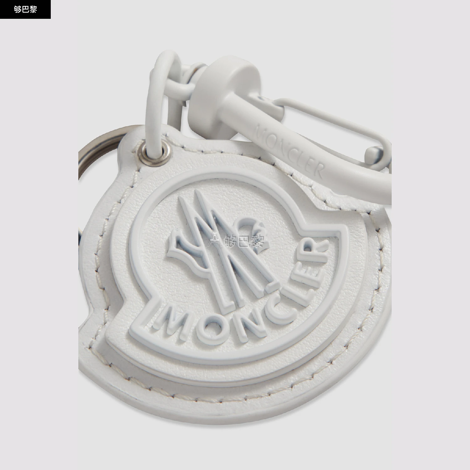 商品Moncler|【预售】 MONCLER 盟可睐 25春夏 男士 钥匙扣 男女款标识皮革钥匙扣 J209A6F00002M2489032 ,价格¥2516,第5张图片详细描述