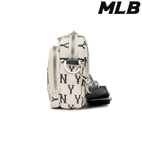 商品MLB|【享贝家】MLB （国内现货）NY男女斜挎包洋基队印花时尚单肩手机包迷你米白色\红棕色 3ACRS012N-50CRD  3ACRS012N-43BRD  G-LY,价格¥422,第7张图片详细描述