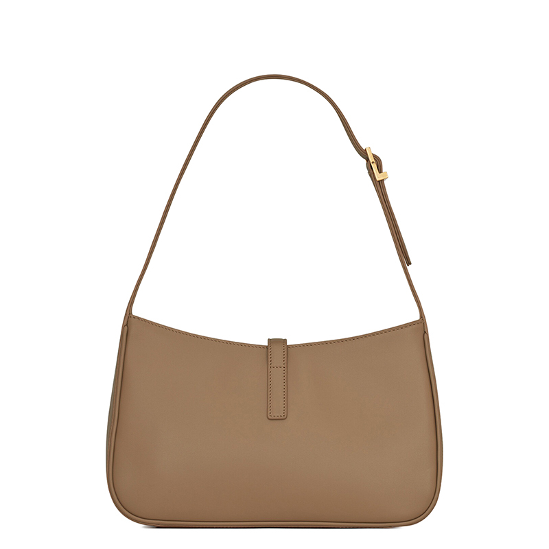 商品Yves Saint Laurent|SAINT LAURENT PARIS/圣罗兰 YSL 22春夏新款LE 5 À 7系列 女士花漾粉色牛皮革徽�标金扣单肩斜挎手提腋下hobo流浪包,价格¥15574,第5张图片详细描述