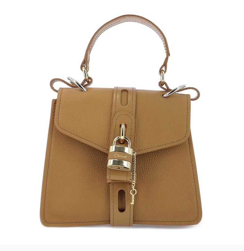 商品[国内直发] Chloé|CHLOE 女士米色小牛皮单肩包 C19WS205-B71-211,价格¥10296,第5张图片详细描述
