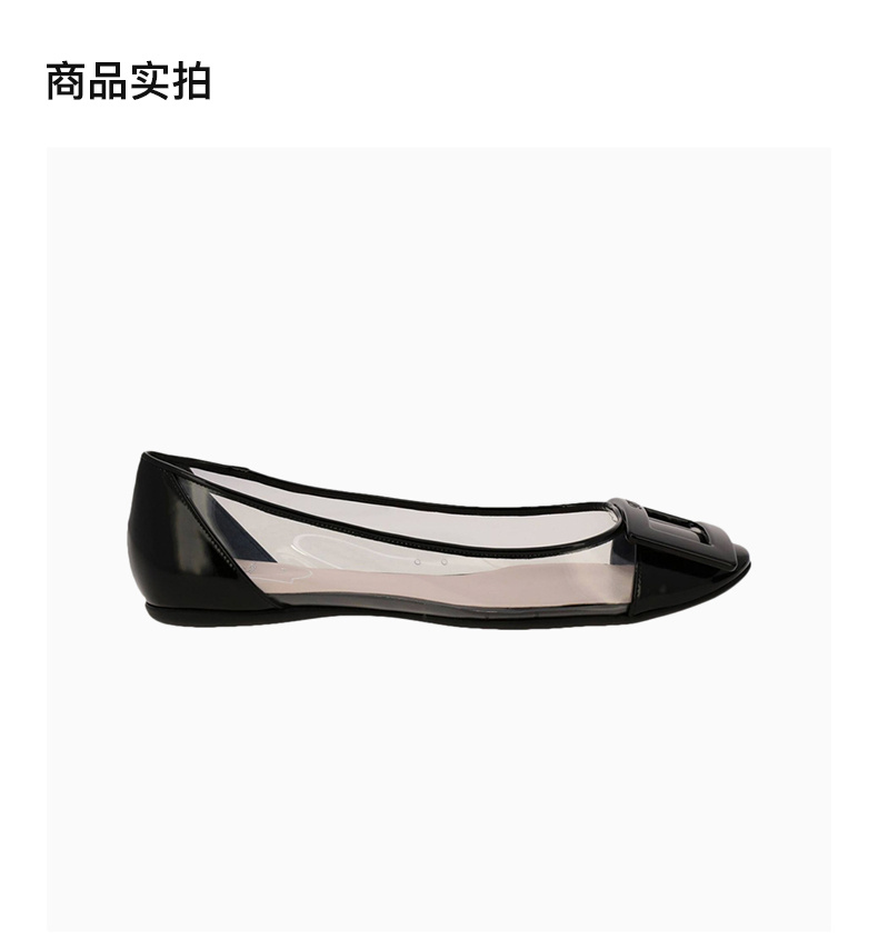 商品Roger Vivier|ROGER VIVIER 女士黑色芭蕾舞鞋 RVW20808639-L0P-3382,价格¥3962,第5张图片详细描述