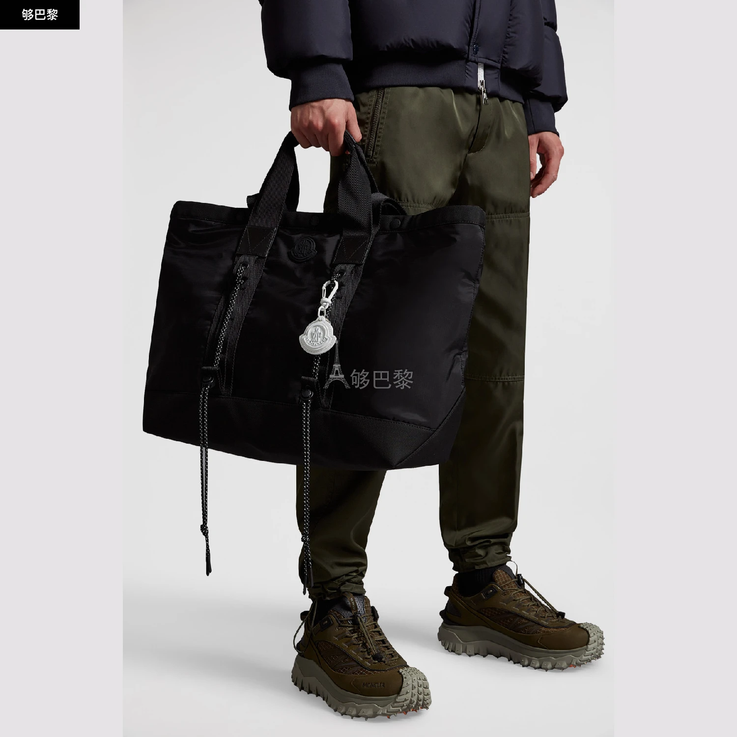 商品Moncler|【预售】 MONCLER 盟可睐 25春夏 男士 钥匙扣 男女款标识皮革钥匙扣 J209A6F00002M2489032 ,价格¥2516,第4张图片详细描述