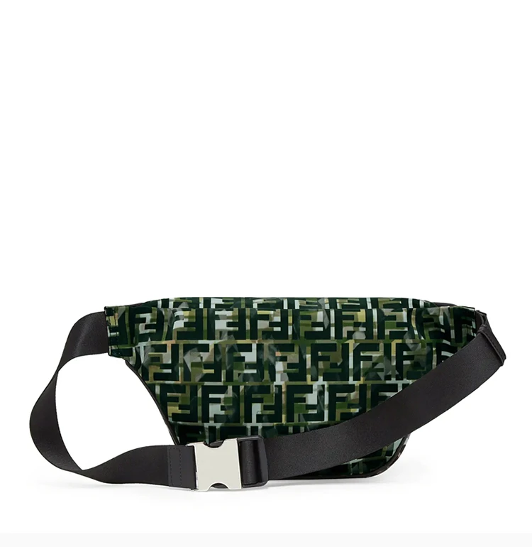 商品Fendi|Fendi 芬迪 男士绿色小牛皮腰包 7VA434-ABM8-F0X93,价格¥4370,第7张图片详细描述