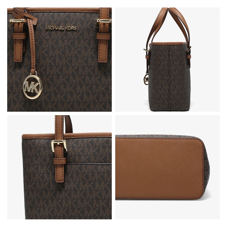 商品Michael Kors|迈克.科尔斯JET SET TRAVEL小号女士PVC单肩手提tote包35T9STVT0B,价格¥1095,第14张图片详细描述