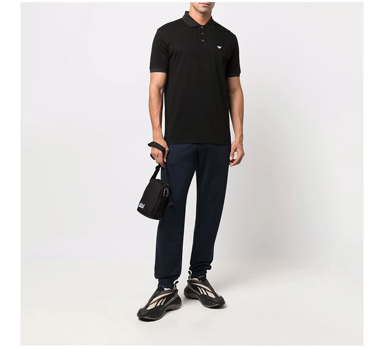 商品Emporio Armani|EMPORIO ARMANI 黑色男士POLO衫 8N1FQ2-1JTKZ-0999,价格¥650,第7张图片详细描述