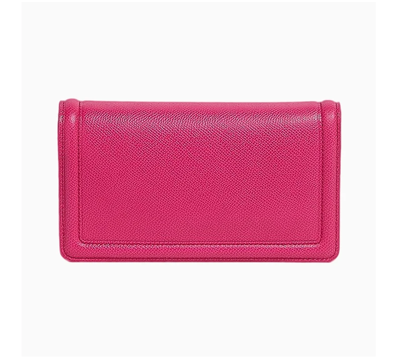 商品Salvatore Ferragamo|Salvatore Ferragamo 女士玫红色长款牛皮链条单肩斜挎包 22-C916-683421,价格¥3355,第8张图片详细描述