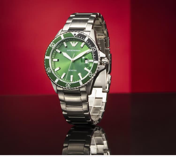 商品[国内直发] Emporio Armani|ARMANI阿玛尼手表欧美时尚运动防水钢带计时男表AR11361,价格¥2003,第1张图片详细描述