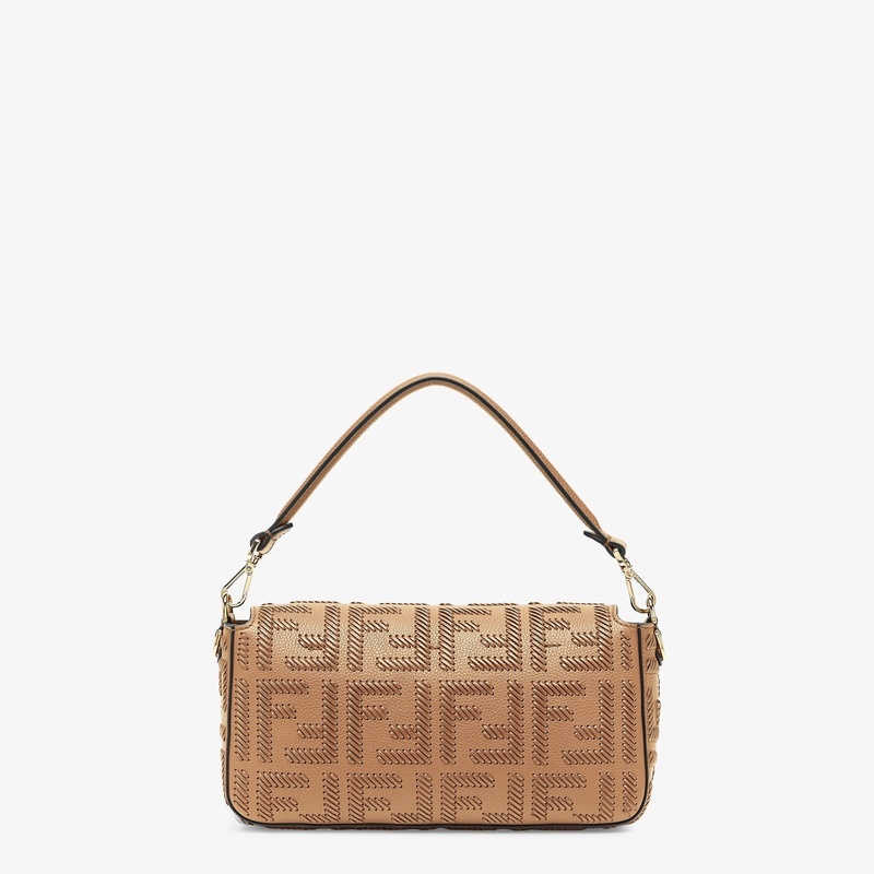 商品Fendi|芬迪 女士褐色皮革斜挎包 8BR600AT53F19P8,价格¥32313,第5张图片详细描述