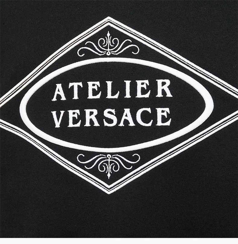 商品[国内直发] Versace|VERSACE 男士黑色棉质卫衣 A84159-A229724-A008,价格¥5224,第7张图片详细描述