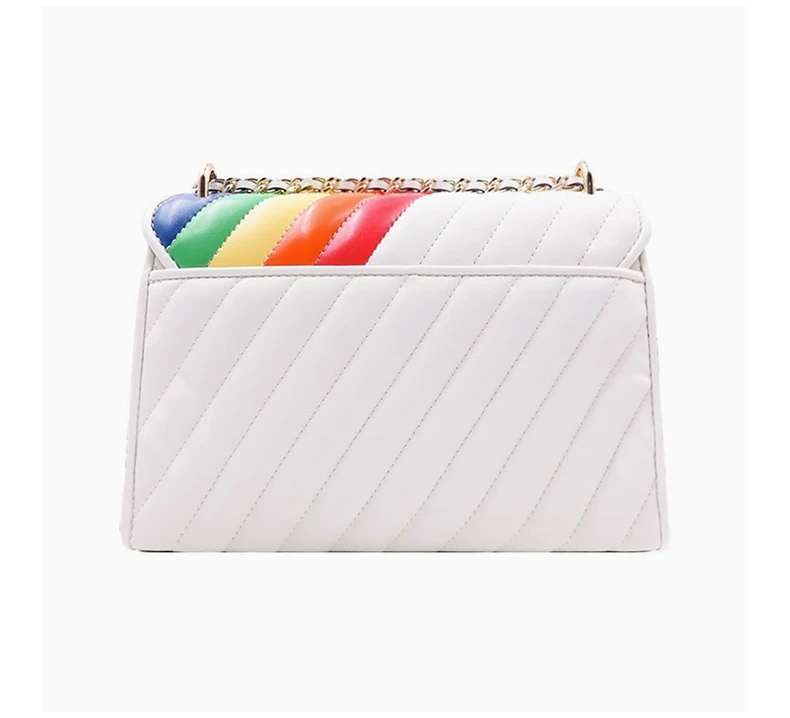 商品[国内直发] Michael Kors|MICHAEL KORS 拼色女士斜挎包 35T0GXOL6I-RAINBOW,价格¥617,第6张图片详细描述