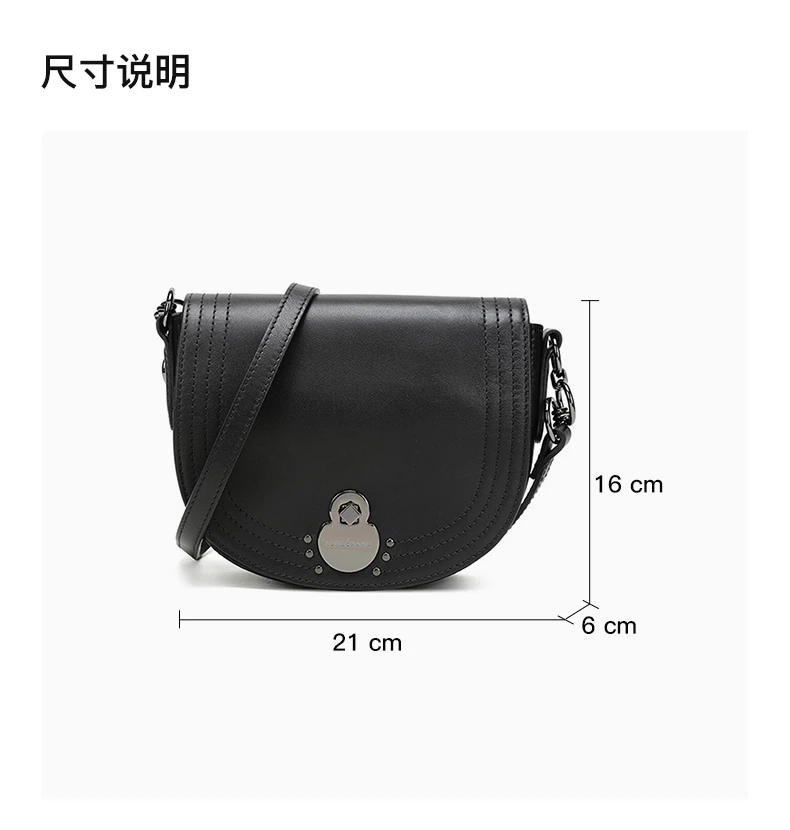 商品[国内直发] Longchamp|Longchamp 女士系列牛皮单肩斜挎包 1395956001,价格¥3188,第3张图片详细描述