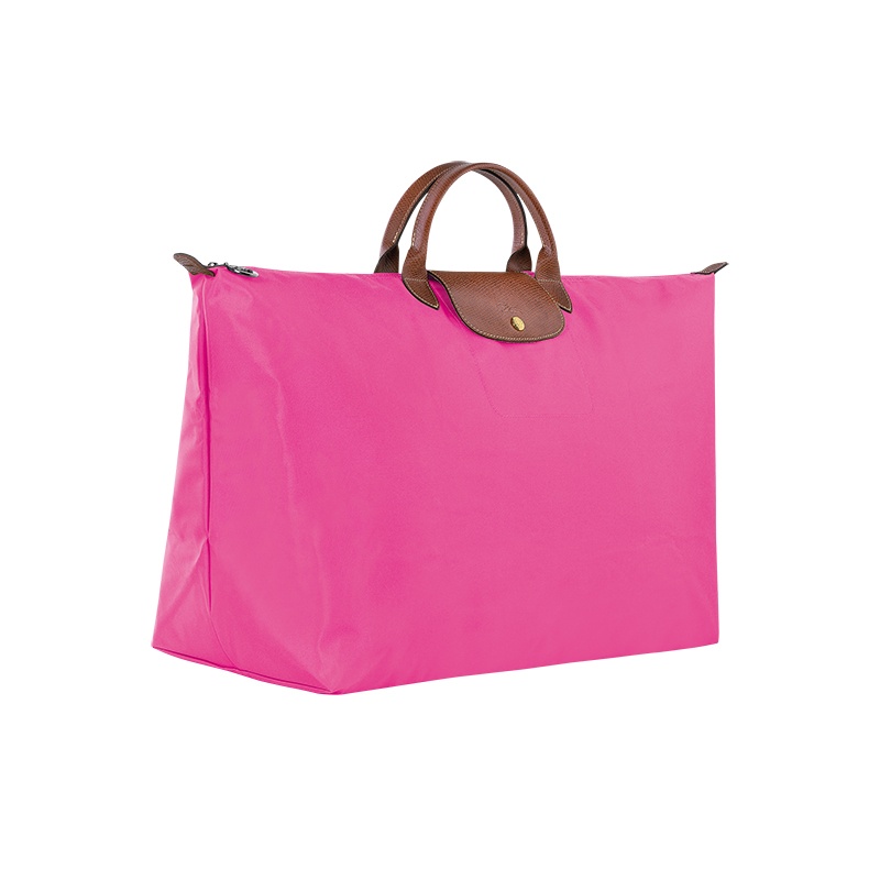 商品Longchamp|珑骧 女士帆布金色五金按扣拉链开合肩背中号托特包（7色可选）,价格¥1985,第8张图片详细描述