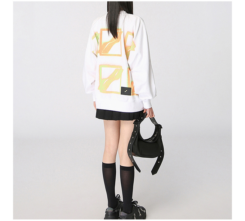 商品We11done|WE11DONE 中性白色卫衣 WD-TS1-21-510-U-WH 【韩国产地商品,大陆地区收货约30-40天】,价格¥1772,第9张图片详细描述