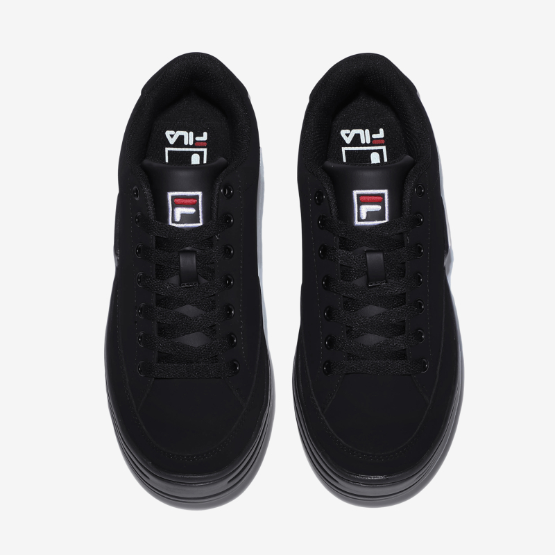 商品Fila|【享贝家】（预售款）斐乐FILA 新款板鞋休闲鞋 男女同款 黑色 1TM00622D001,价格¥282,第4张图片详细描述