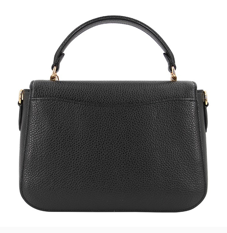 商品[国内直发] Coach|COACH 女士黑色皮质单肩包 C1557IMBLK,价格¥1550,第7张图片详细描述