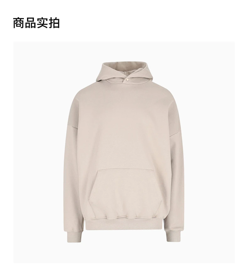 商品[国内直发] Fear of god|FEAR OF GOD 浅棕色男士卫衣/帽衫 FGE50004AFLC-252,价格¥5112,第4张图片详细描述