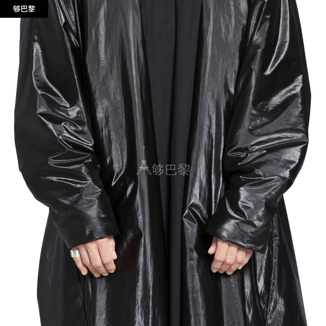 商品Balenciaga|【预售】 巴黎世家 25春夏 女士 戒指 GARAGE戒指 770145TZ99I0911 ,价格¥3582,第6张图片详细描述