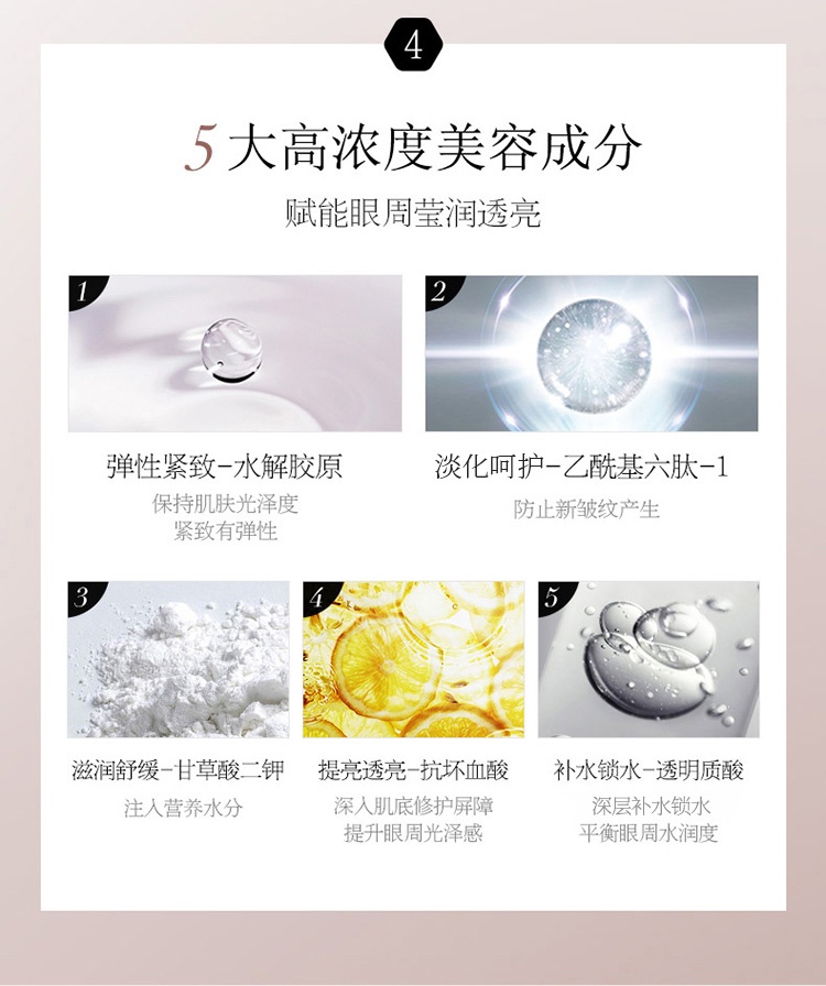 商品AXXZIA|AXXZIA晓姿御颜晶采臻璨御龄4D抗糖眼膜60片/罐,价格¥501,第9张图片详细描述