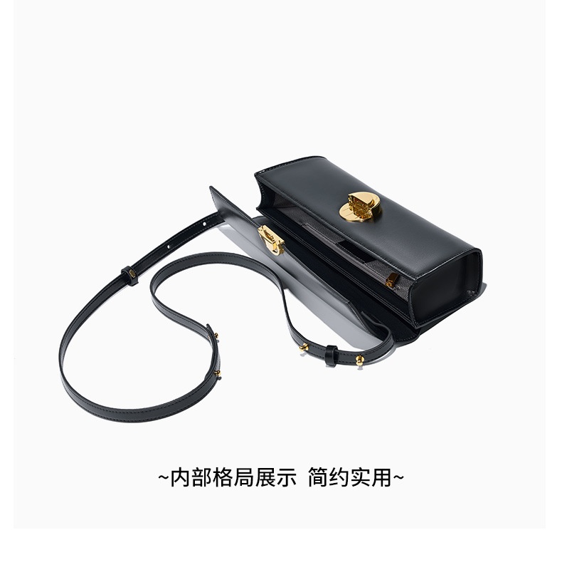 商品[国内直发] GLENVINTEN|英国品牌2023法棍包包真皮女包高级感轻奢斜跨单肩腋下包小众简约时尚手包,价格¥496,第9张图片详细描述