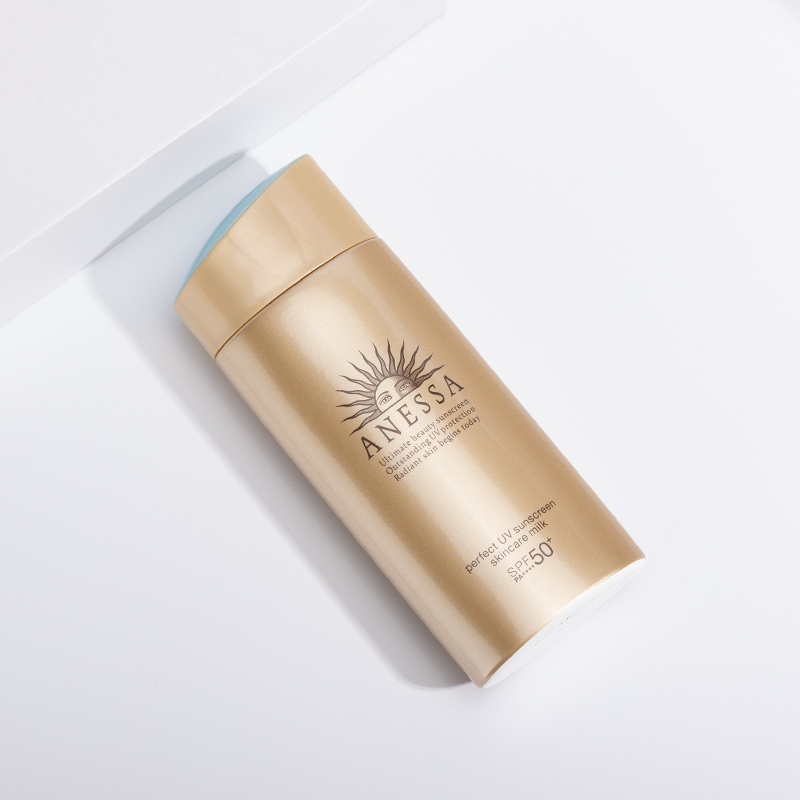 商品Shiseido|ANESSA/安热沙安耐晒小金瓶防晒霜资生堂男女面部隔离紫外线90ml,价格¥198,第1张图片详细描述