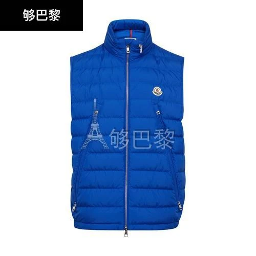 商品Moncler|【特惠8.7折】包邮包税【预售7天发货】 MONCLER盟可睐 男士 马甲 Albyt 外套  1A0006054A8175N MC174MK7BLU,价格¥11913,第3张图片详细描述